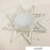 lister cristallo hobby perline vetro conteria tosca trasparenti ad uso creativi bijoux bigiotteria fiori piante alberi ricamo tessitura tissage danese centrini intreccio