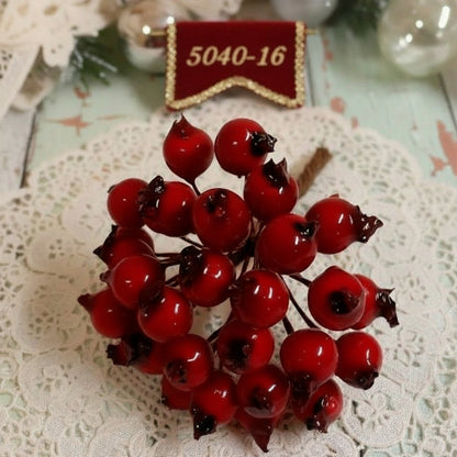 meline di bacche rosse bordeaux 9 mm frutta artificiale uso decorazioni Natale vetrine casa hobby creativi bomboniere fai da te creare alberi bonsai piante perline packaging vetrinistica confezionamento regali addobbi