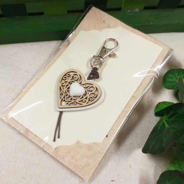HEARTWARD Portachiavi con cuore in vetro - GiftRetail MO2658 - Transparent | Italia HEARTWARD Portachiavi con cuore in vetro - GiftRetail MO2658 - Transparent | Italia