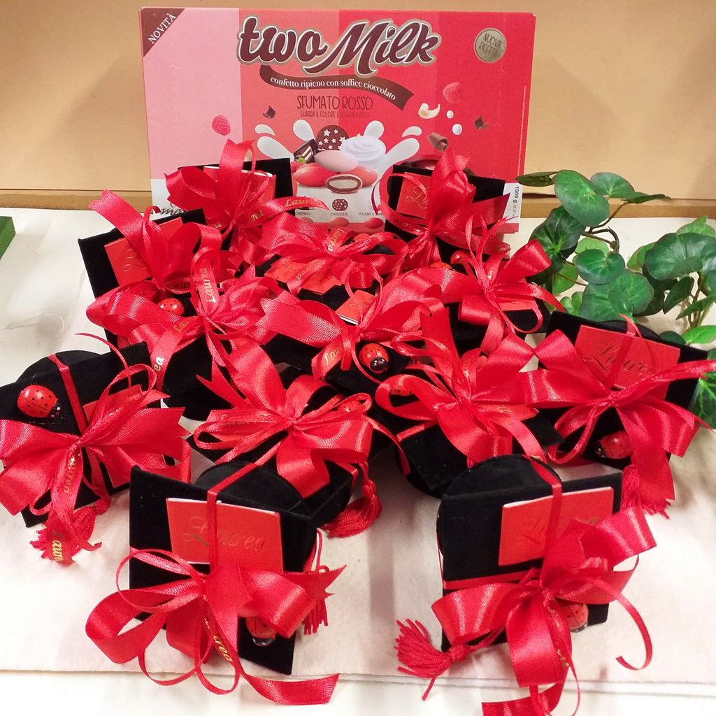 50 Scatoline A Forma Di Cappello Da Laurea Per Caramelle – Bomboniere E Decorazioni Per Festa Di Laurea (Nere)