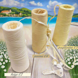 paglierino beige avana colori Stafil rafia sintetica colorata per uncinetto di borse e cestini uso packaging confezionamento pacchi regalo bomboniere fai da te vendita a peso rotolo 100 grammi