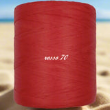 rosso 70 rafia naturale cellulosa vegetale colorata uso uncinetto borse crochet cappelli estivi mare