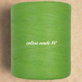 colore verde 80 rafia naturale cellulosa vegetale colorata uso uncinetto borse crochet cappelli estivi mare