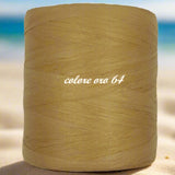 colore oro 64 rafia naturale cellulosa vegetale colorata uso uncinetto borse crochet cappelli estivi mare