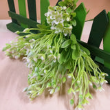 cespuglio di daisy bianco verdi finti artificiali botanica renkalik per composizioni fiori pasquali allestimenti fioristi vetrine