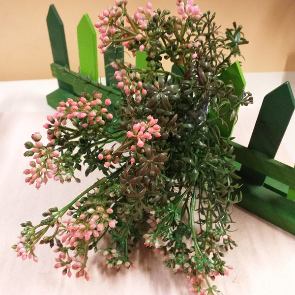 LGEGE Bouquet di fiori artificiali di prugna rossa, 4 pezzi, in tessuto di seta, per casa, cucina, ufficio, hotel, decorazione floreale, centrotavola per tavolo LGEGE Bouquet di fiori artificiali di prugna rossa, 4 pezzi, in tessuto di seta, per casa, cucina, ufficio, hotel, decorazione floreale, centrotavola per tavolo