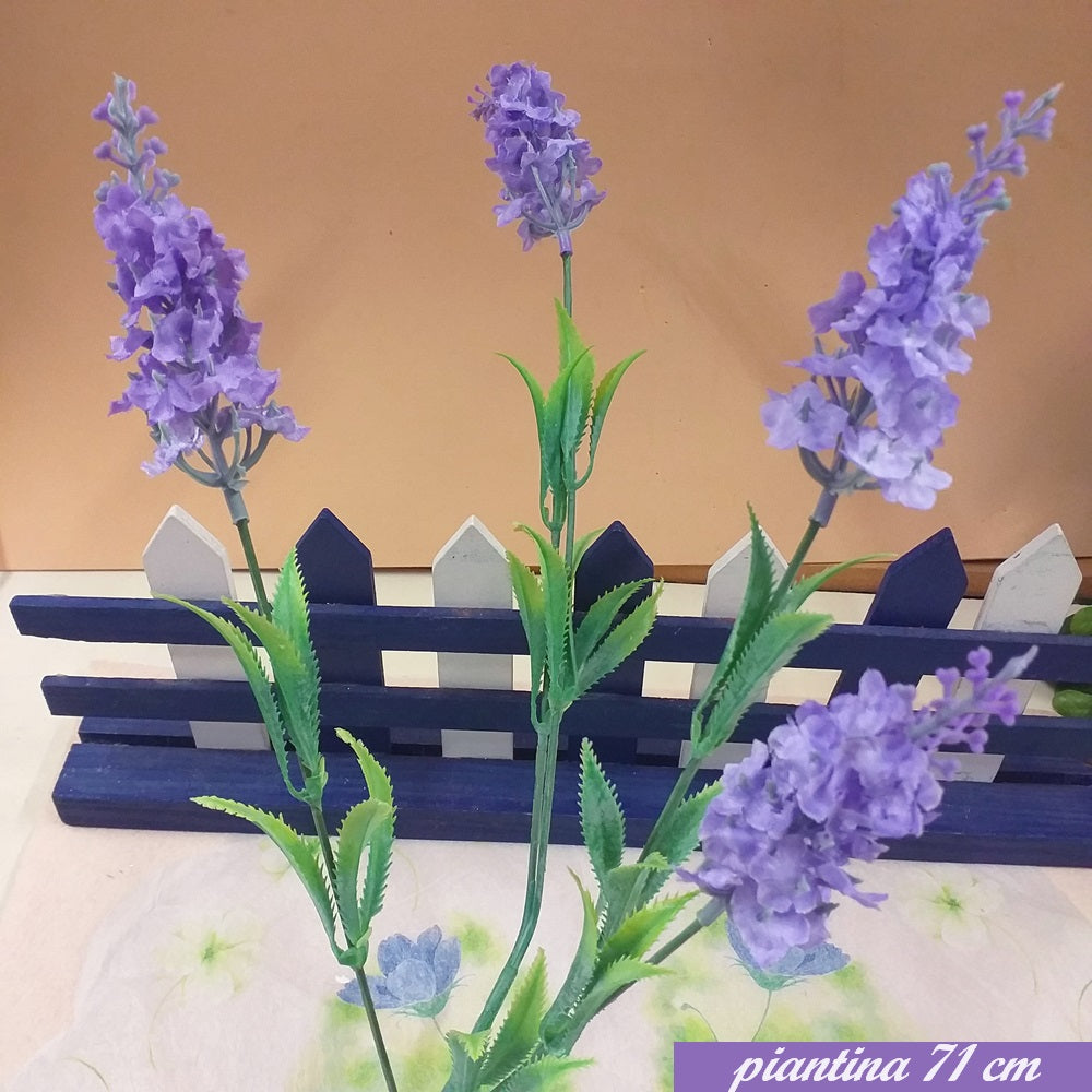 71 cm bouquet grande a cespuglio composizione floreale piantina fiori lavanda finti artificiali mazzetto bomboniere uso decorazioni vetrine negozi allestimento matrimonio packaging