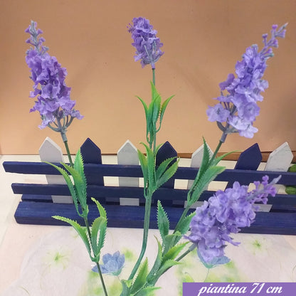 71 cm bouquet grande a cespuglio composizione floreale piantina fiori lavanda finti artificiali mazzetto bomboniere uso decorazioni vetrine negozi allestimento matrimonio packaging