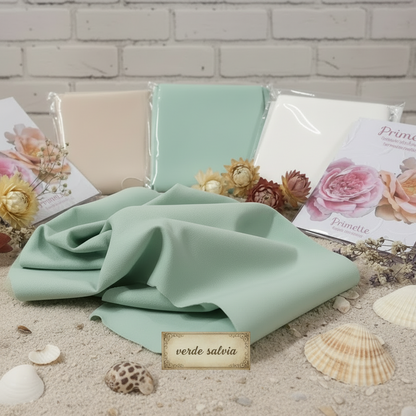 SublyRenk tessuto renkalik primavera primette per creare le foglie delle rose di stoffa in verde salvia termoformabile termomodellabile