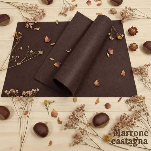 Feltro spessore 2 mm fogli tessuto colorato 50 x 35 cm colori Natale