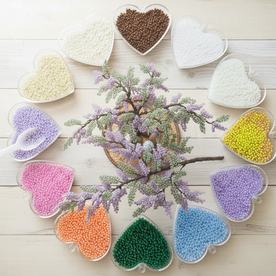 Conteria perline rocailles perlate per fiori bijoux bigiotteria alberi