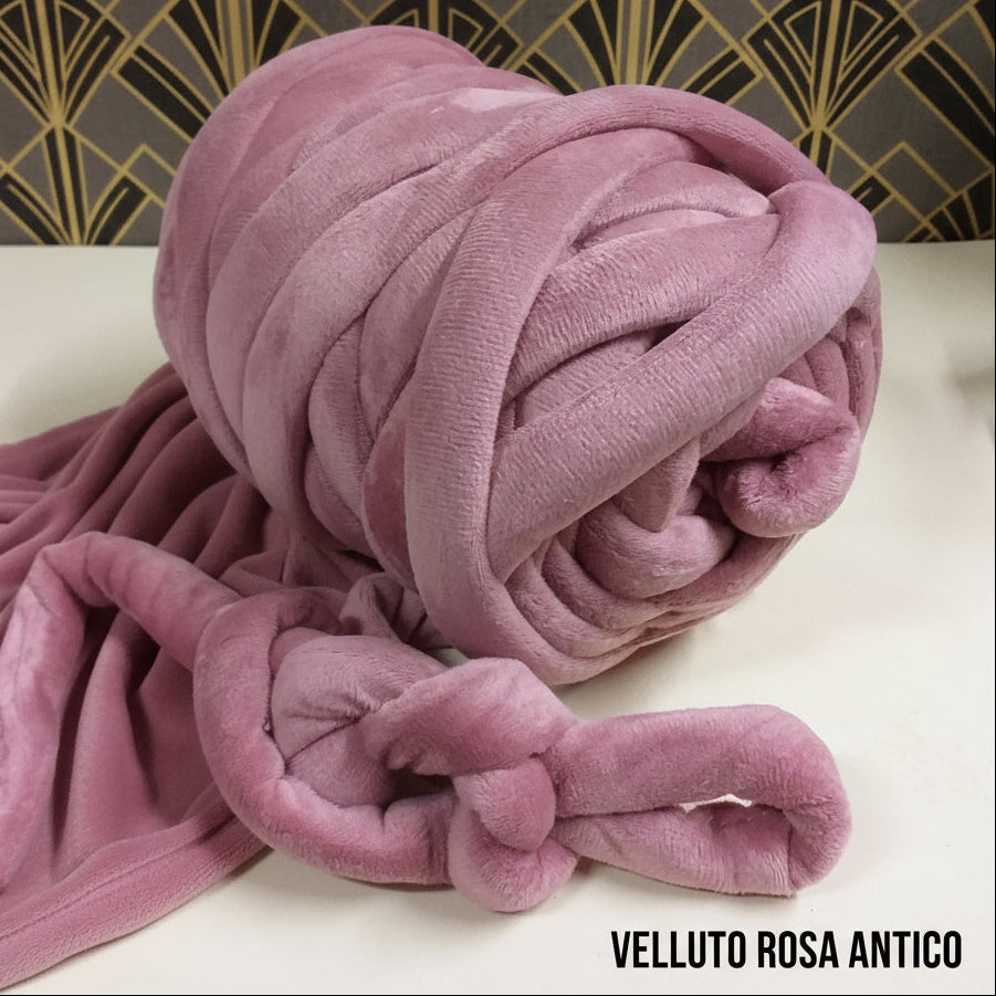 rosa antico velluto 1/2 kg fettuccia ripiena marshmallow filato borse gigante grosso spesso imbottito chunky bags tubolare intrecciare a mano senza uncinetto pochette shopper