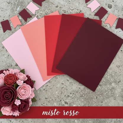 gomma crepla seta carta eva fommy sottile 0.7 mm modellabile uso fai da te fiori bomboniere composizioni pasquali colori assortiti rosa rosso fucsia