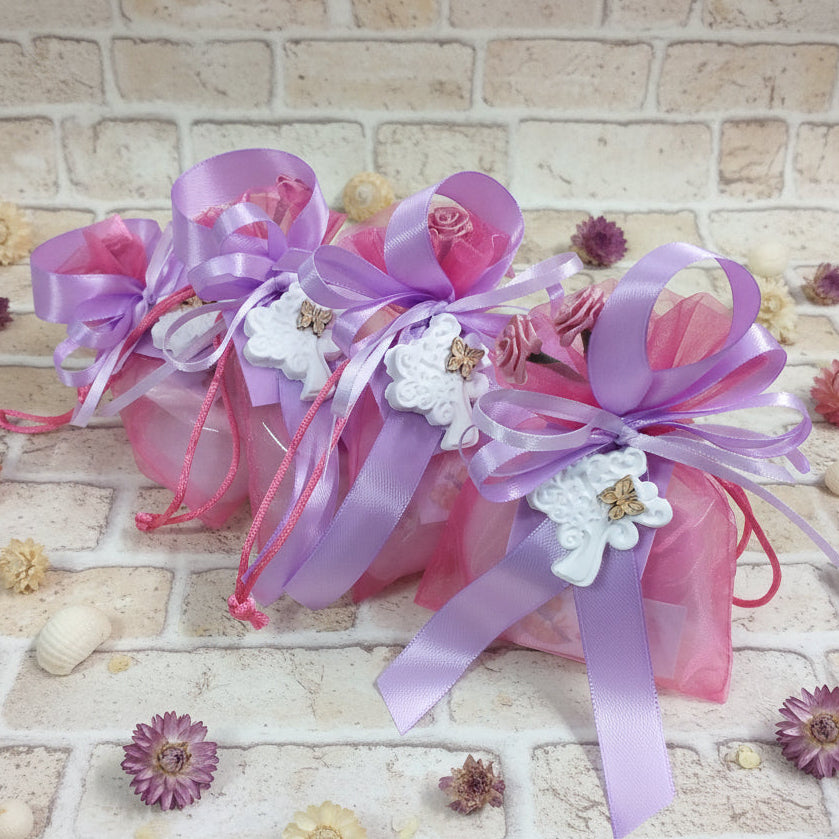 LEMESO Sacchetti Confetti Bomboniere Comunione Cresima Matrimonio 25 pz LEMESO Sacchetti Confetti Bomboniere Comunione Cresima Matrimonio 25 pz