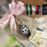 Bomboniera Sacchetto Portachiavi Pallone Calcio Bomboniera Sacchetto Portachiavi Pallone Calcio