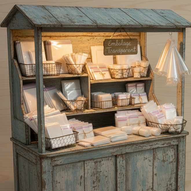 vetrina shop sacchetti trasparenti uso confezioni regalo packaging alimenti enogastronomia confetti bomboniere fai da te ricordini souvenir gadget