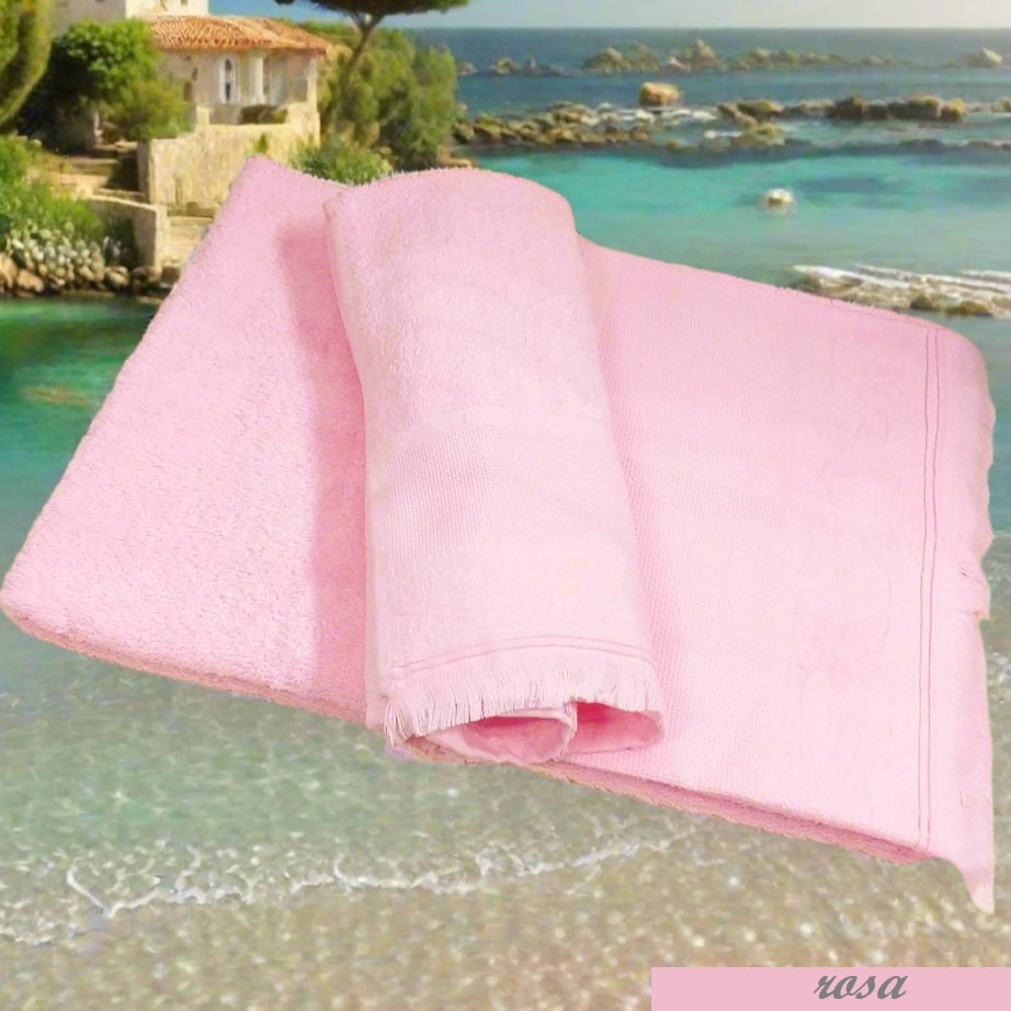 Asciugamano Sofia 70x140 crema 500g 100% cotone Asciugamano Sofia 70x140 crema 500g 100% cotone