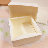 FALGUN Scatole bianche per torte, quadrate, 30,5 cm, con coperchio, confezione da 10 FALGUN Scatole bianche per torte, quadrate, 30,5 cm, con coperchio, confezione da 10