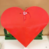 forma cuore scatola cartoncino rosso grande per confezionare idee regalo sticker auguri mamma cuoricini packaging tulle rosso