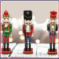 statuette legno decorazioni natalizie soldatino schiaccianoci per fioristi composizioni addobbi albero Natale confezioni pacco regalo vetrinistica packaging