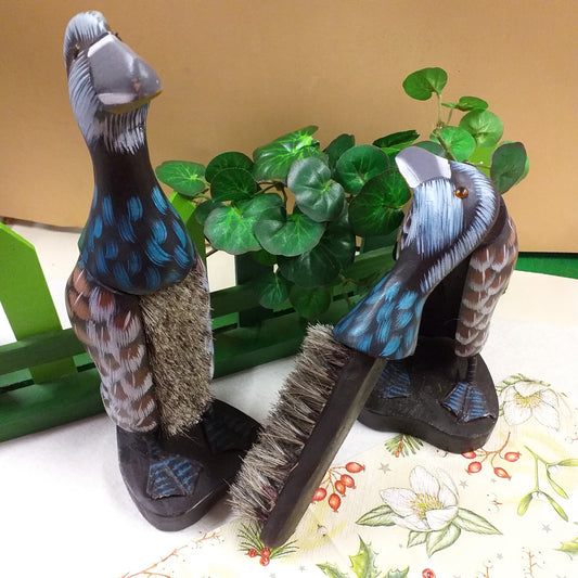 spazzole setola sintetica a forma di anatra legno bambole decorative idee regalo utili pulizia abiti vestiti lavanderia