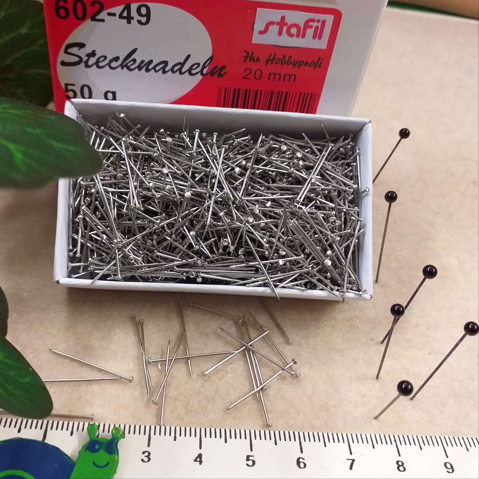 100 Spilli Da Cucito Con Testa Colorata - Per Patchwork E Lavori Fai Da Te - Foto 10