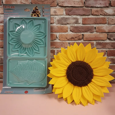 Girasole gigante fiori foglie stampo grande fommy gomma crepla eva