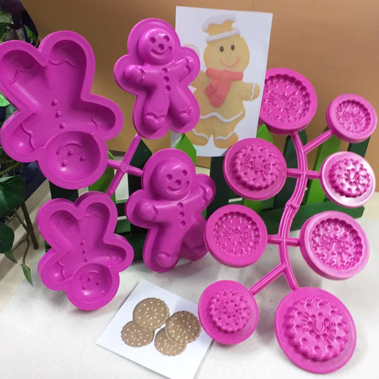 vetrina shop online vendita stampi per fommy gomma crepla carta eva biscotti dolci natalizi albero Natale addobbi decorazioni omini gingerbread pan di zenzero panpepato