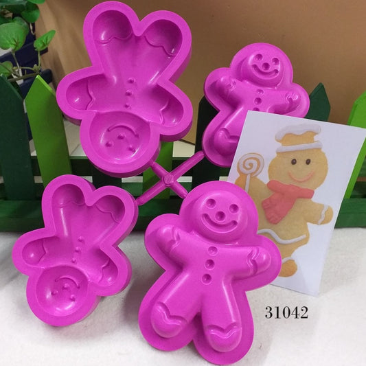 stampi per fommy gomma crepla carta eva formine biscotti stampini dolci natalizi albero Natale addobbi decorazioni omini gingerbread pan di zenzero panpepato