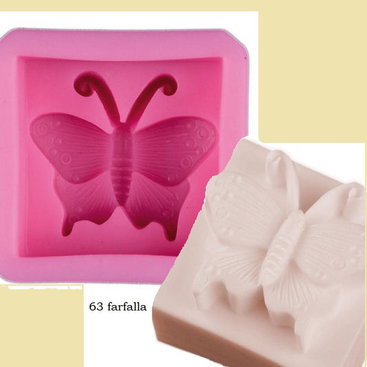 stampo silicone farfalla per fimo cernit gesso paste polimeriche, polvere di ceramica, creta, argilla, Das, sapone, cera,  segnaposto bomboniere lavoretti hobbistica bambini