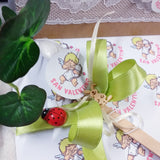 idea segnaposto segnalibro cupido tag tondo arco freccia cuoricino san valentino etichetta adesiva sticker packaging confezione regalo fioristi enogastronomia