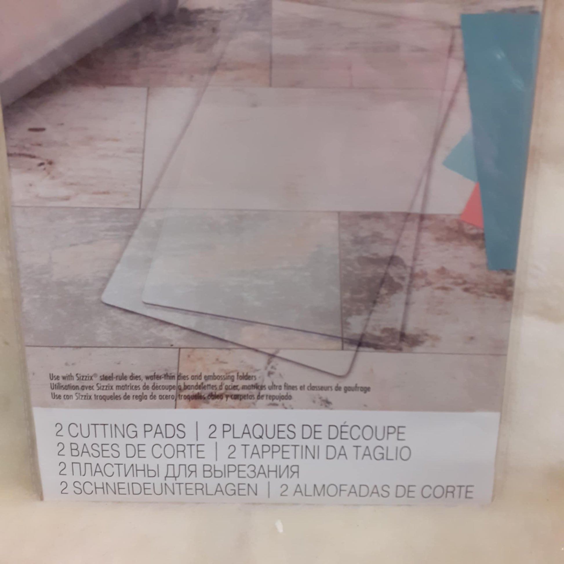 copertina Big Shot Plus e Pro cutting pads 2 tappetini da taglio di ricambio accessori policarbonato trasparente per fustellatrice articolo 660581