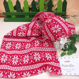 vendita pannello knit fabric, tissu tricotè, strickstoff, tessuto nordico rosso stoffa addobbi natalizi bambole pupazzi rivestire palline polistirolo albero Natale