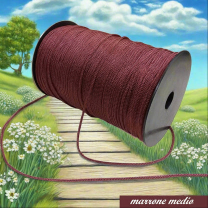 marrone chiaro Stafil Thai swan cordino per borse uncinetto portamonete borsellini portacellulare zainetti sacche di corda tripolino cordoncino estivo sintetico