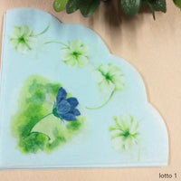 fiori mughetti bianchi genzianelle blu decoupage tovaglioli carta di riso in offerta