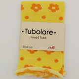 giallo arancione tubolare elasticizzato tessuto di maglina a fiori per rivestire uova pasquali oggetti plastica polistirolo bambole di stoffa pezza coniglietti
