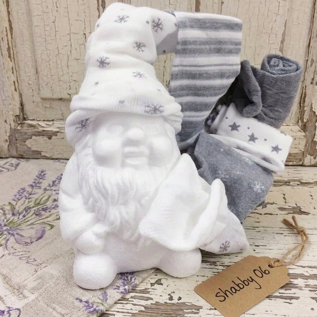 bianco grigio tinta unita fantasia argento accessori tessuto tubolari elasticizzati in maglina per bambole di stoffa pezza albero pasquale natalizio fai da te cucito creativo rivestire decorazioni polistirolo gnomi Babbo Natale pupazzo di neve