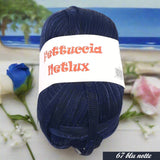 blu notte 67 fettuccia Netlux filato di tulle glitter per borse uncinetto cappelli copricostume maglie estivo abbigliamento moda mare spiaggia piscina shopper clutch bags colori fashion