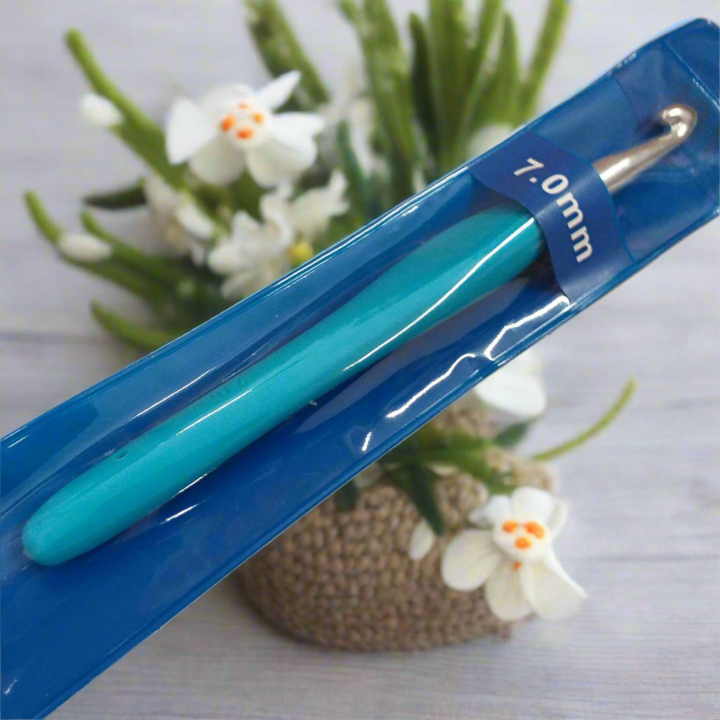 idea vaso di corda e lana fiori uncinetto uncini da 6.0 manico ergonomico per filato grosso fettuccia fiori borse