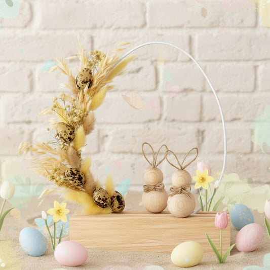 Uovo di ferro bianco sagoma forma metallo per uncinetto macramè