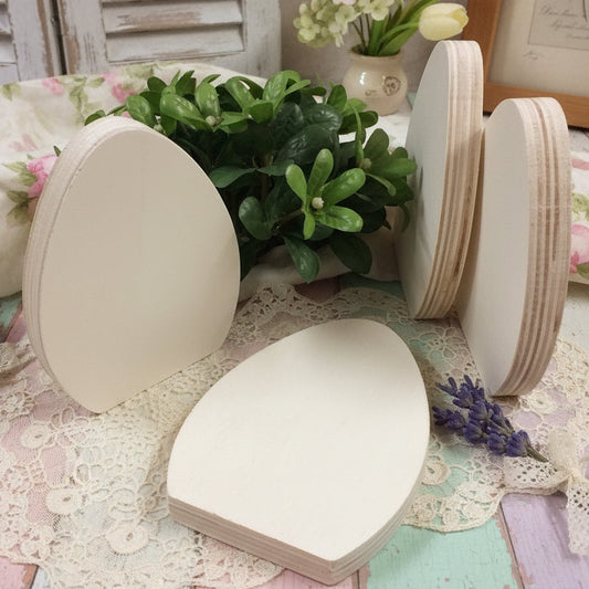 fette di legno uovo piccolo sagoma ovetto basi supporti sostegni per centrotavola fuoriporta da decorare decoupage pannolenci colorare dipingere per addobbi decorazioni pasquali fai da te