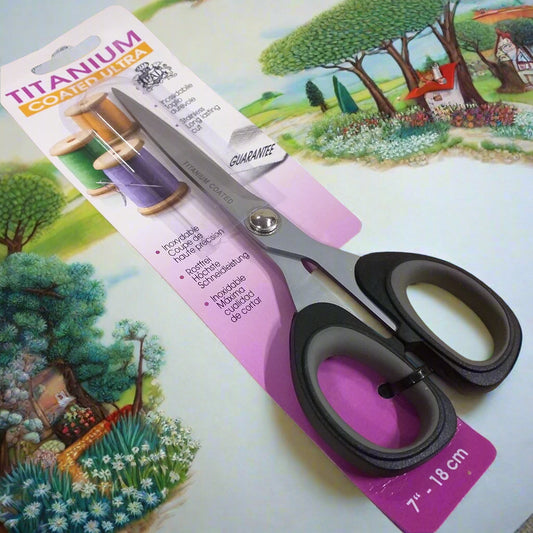 forbici da tessuto titanium coated ultra per pannolenci stoffe patchwork cucito creativo attrezzi utensili da taglio per hobbistica 18 cm