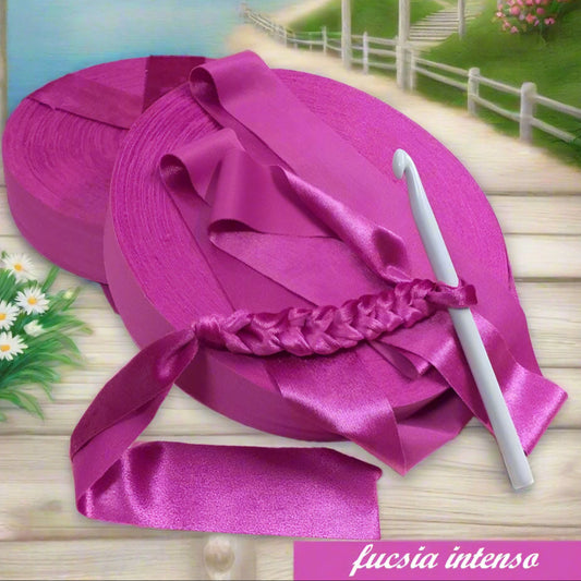 pizza fucsia intenso velvet fettuccia velluto per borse uncinetto clutch bags pochette cerimonia matrimonio eleganti borsette natalizie da sera