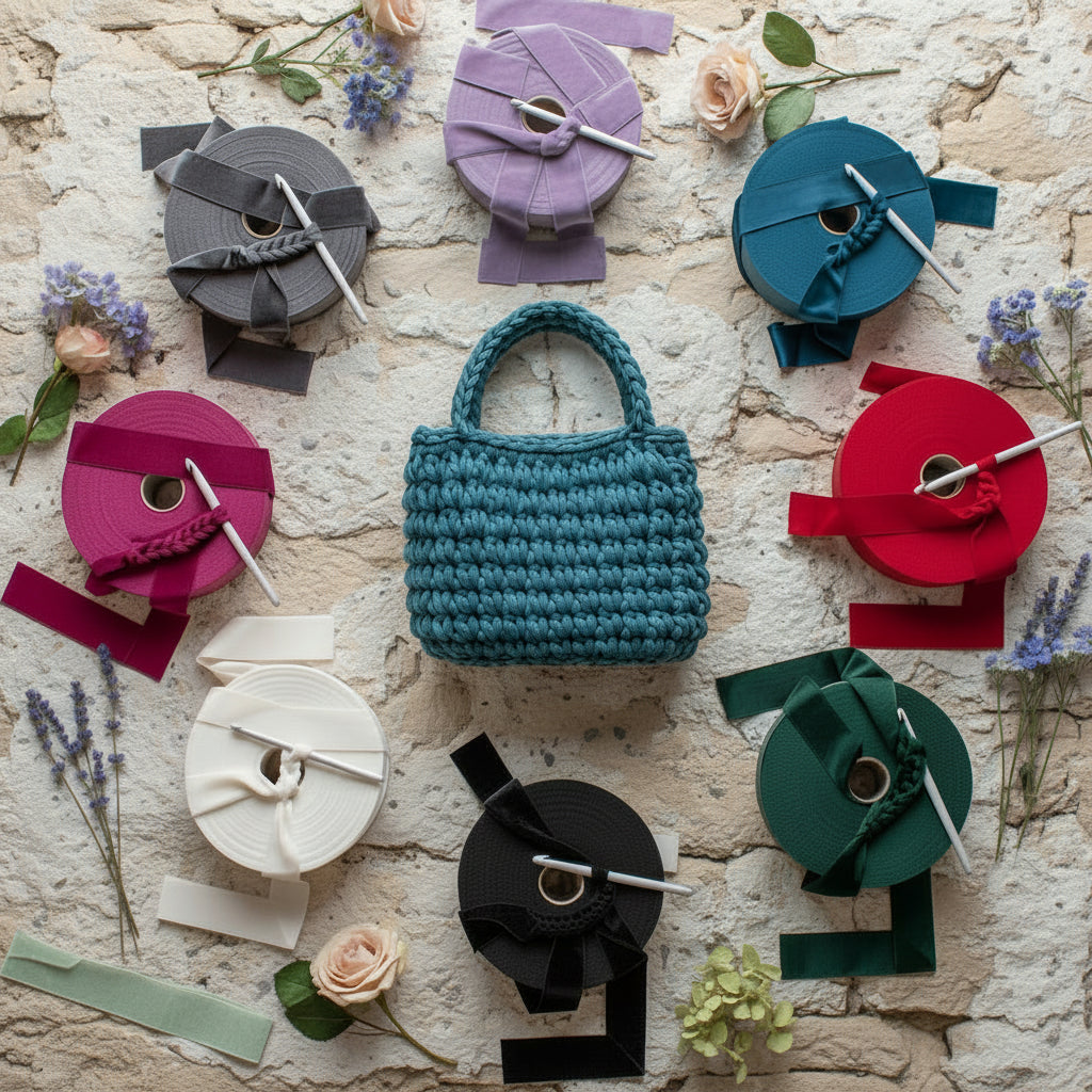 liscio fettuccia velluto crochet velvet maglina ciniglia per borse uncinetto pizza per clutch bags pochette cerimonia eleganti borsette grigio, lilla lavanda, rosso, fucsia, viola, blu ottanio e marino, burro, verde smeraldo