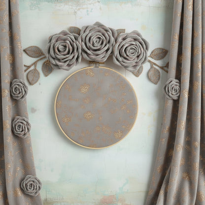 grigio-perla glitter velluto glitter renkalik termoformabile termomodellabile per modellare rose fiori di stoffa e tessuto fare decorazioni cucito creativo