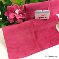 giglio fiore bordeaux rosato Natale tessuto Stafil velluto velvet uso cucito creativo pupazzi palline albero fiocchi natalizi decorazioni addobbi packaging vetrinistica