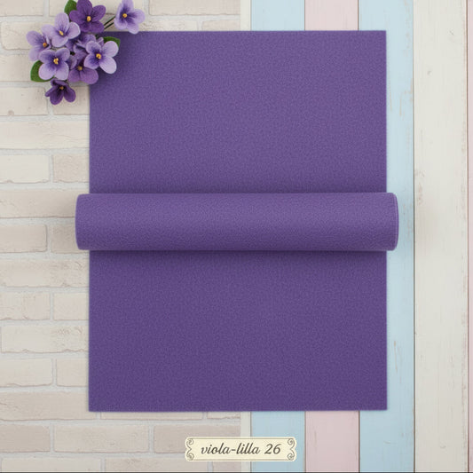 viola lilla tessuto di feltro sottile morbido pannolenci 1 mm colori moda Pasqua bambole fai da te idee addobbi albero  violette pasquali