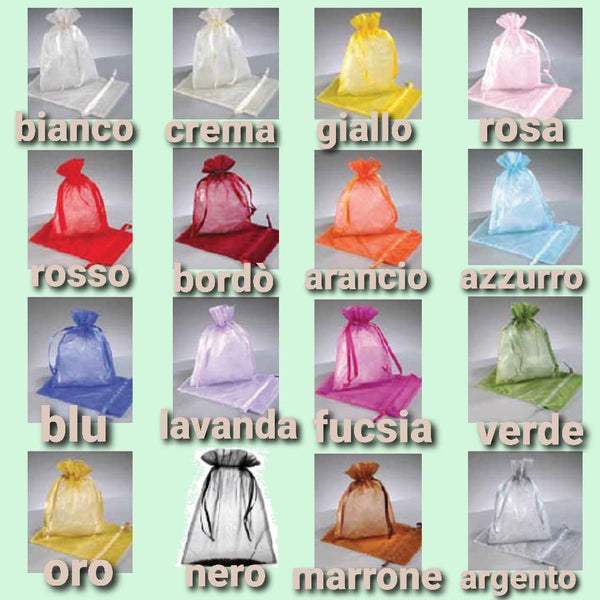 100 SACCHETTI SACCHETTINI ORGANZA VERDI 9x12 cm CONFETTI BOMBONIERA PORTARISO 100 SACCHETTI SACCHETTINI ORGANZA VERDI 9x12 cm CONFETTI BOMBONIERA PORTARISO