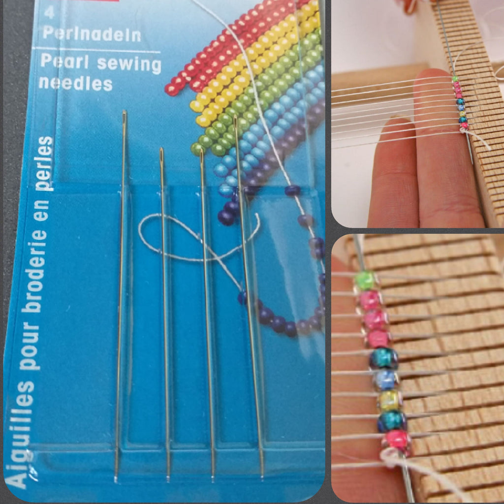 Set 4 Aghi Per Perline Aeaocvo - Aghi Per Creazione Gioielli - Acciaio Inox Per Bracciali - Foto 6