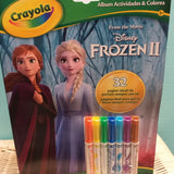 Favola Frozen II Wonder Disney album disegni attività crayola set valigetta da dipingere colorare pitturare bambini creativi giochi